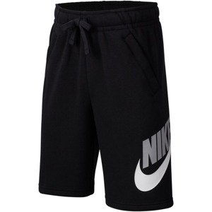 Nike Sportswear Kalhoty  černá / bílá / šedá