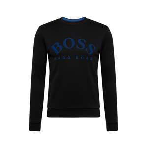 BOSS ATHLEISURE Mikina 'Salbo'  černá / modrá