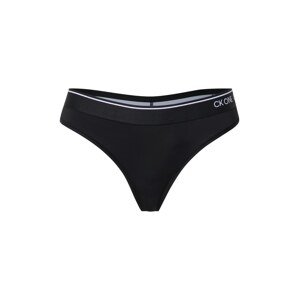 Calvin Klein Underwear Tanga  černá / bílá