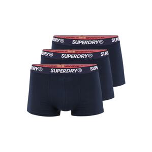 Superdry Boxerky  kobaltová modř / bílá