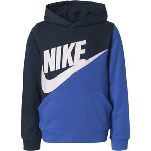 Nike Sportswear Mikina 'Amplify Po'  modrá / marine modrá / bílá