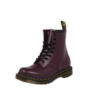 Dr. Martens Šněrovací kozačky  černá / bobule / zlatá