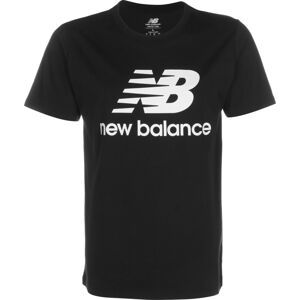 new balance Tričko  černá / bílá