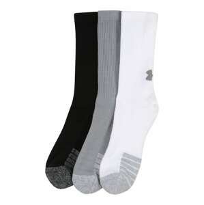 UNDER ARMOUR Sportovní ponožky  šedá / černá / bílá