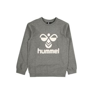 Hummel Sportovní mikina 'DOS'  šedý melír / bílá