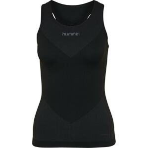 Hummel Sportovní top 'First'  šedá / černá