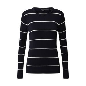 Dorothy Perkins Svetr 'BUTTON CUFF JUMPER'  námořnická modř / bílá