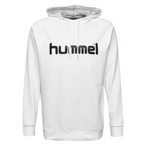 Hummel Sportovní mikina  černá / bílá