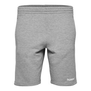 Hummel Sportovní kalhoty  šedý melír / bílá