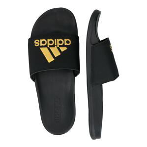 ADIDAS PERFORMANCE Plážová/koupací obuv 'ADILETTE COMFORT'  černá / zlatá