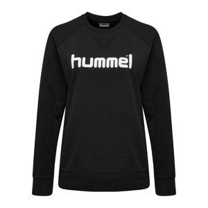 Hummel Sportovní mikina  černá / bílá