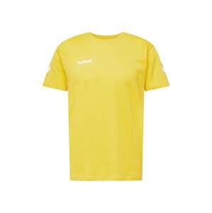 Hummel Funkční tričko  bílá / žlutá