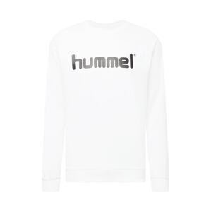 Hummel Sportovní mikina  černá / bílá