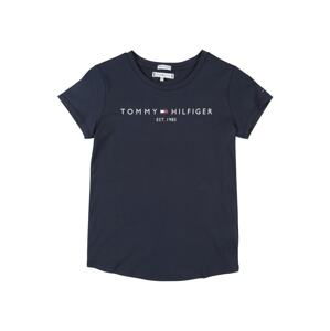 TOMMY HILFIGER Tričko  noční modrá / ohnivá červená / bílá