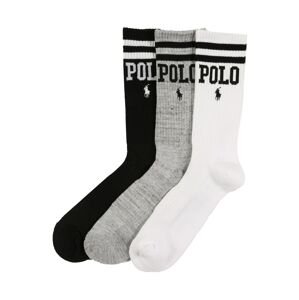 Polo Ralph Lauren Ponožky  bílá / šedá / černá