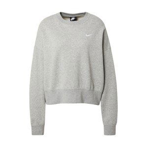 Nike Sportswear Mikina 'Essentials'  šedý melír / bílá
