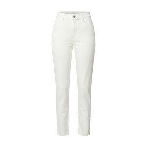 Dorothy Perkins Džíny 'White Raw Hem Mom Jean'  bílá