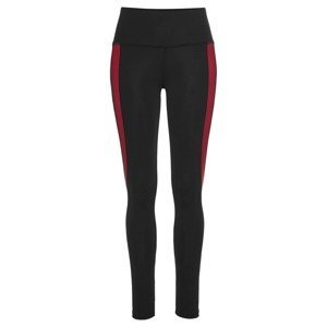 LASCANA ACTIVE Sportovní kalhoty  červená / černá