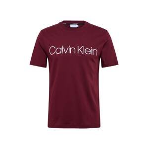 Calvin Klein Tričko  vínově červená