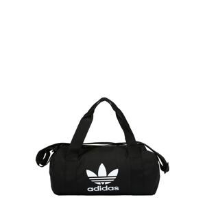 ADIDAS ORIGINALS Cestovní taška  černá / bílá