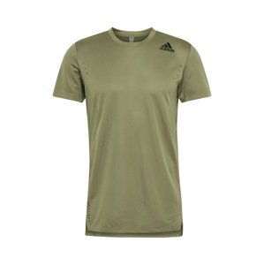 ADIDAS PERFORMANCE Funkční tričko  khaki / olivová / zelená