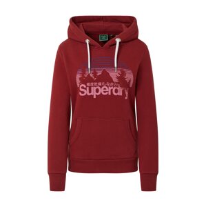 Superdry Mikina 'CL Wilderness'  červená