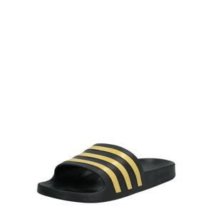 ADIDAS PERFORMANCE Plážová/koupací obuv 'Adilette Aqua'  černá / žlutá
