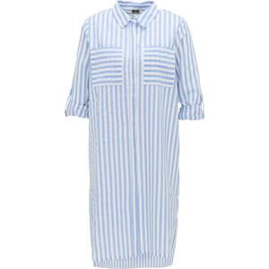 DreiMaster Maritim Košilové šaty  modrá / bílá / světlemodrá