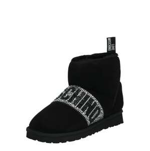 Love Moschino Stiefel 'Winter Love'  stříbrná / černá