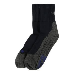 FALKE Sportovní ponožky  šedá / modrá