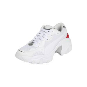 PUMA Tenisky 'Pulsar Wedge Tech W'  bílá / červená / stříbrná