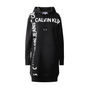 Calvin Klein Jeans Šaty  bílá / černá