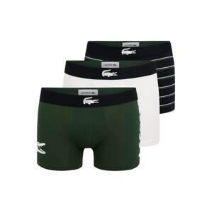 LACOSTE Boxerky  noční modrá / tmavě zelená / bílá