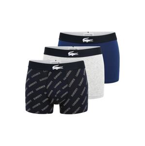 LACOSTE Boxerky  kobaltová modř / tmavě modrá / světle šedá / bílá