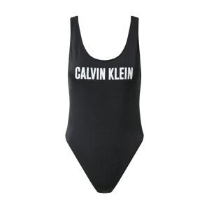 Calvin Klein Swimwear Plavky  bílá / černá