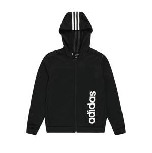 ADIDAS PERFORMANCE Sportovní mikina  bílá / černá