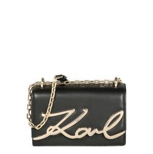 Karl Lagerfeld Tasche 'K/Signature'  černá / zlatá