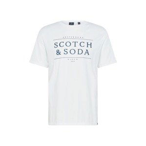 SCOTCH & SODA Shirt  námořnická modř / offwhite