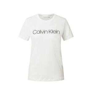 Calvin Klein Tričko  černá / bílá