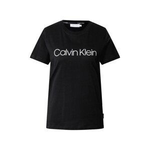 Calvin Klein Tričko  černá / bílá