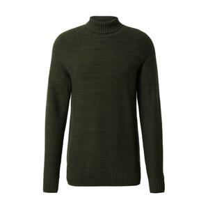 BLEND Pullover  tmavě zelená / noční modrá