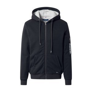 BLEND Sweatjacke  offwhite / černá