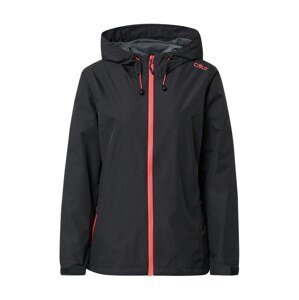 CMP Outdoorová bunda 'WOMAN RAIN FIX HOOD JACKET'  světle růžová / antracitová