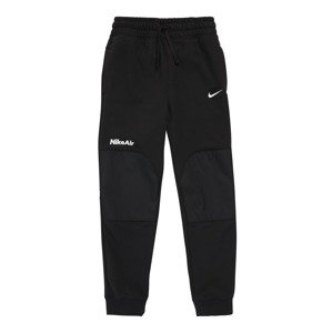 Nike Sportswear Kalhoty  černá / bílá