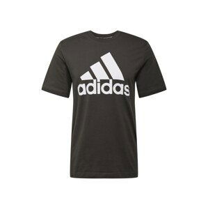 ADIDAS PERFORMANCE Funkční tričko  bílá / tmavě zelená