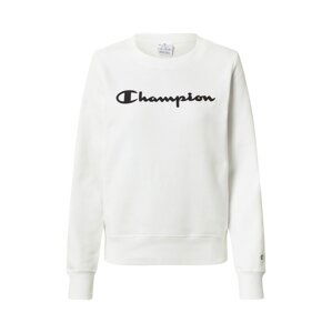 Champion Authentic Athletic Apparel Mikina  bílá / černá