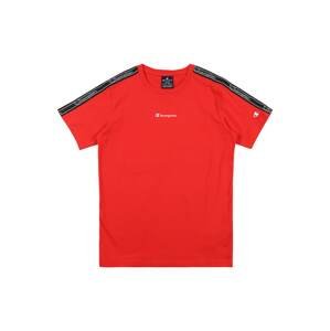 Champion Authentic Athletic Apparel Tričko  červená / černá
