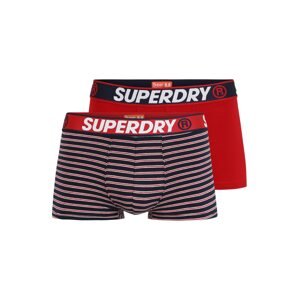 Superdry Boxerky  marine modrá / bílá / ohnivá červená