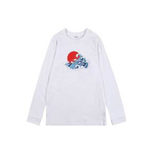 Mister Tee Shirt 'Japan Waves'  bílá / červená / světlemodrá