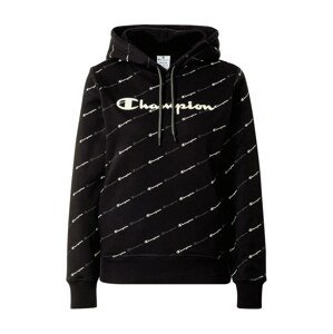 Champion Authentic Athletic Apparel Mikina  bílá / černá